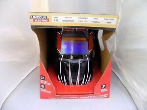 NEW Lincoln Electric Red Fierce Variable-Shade Auto-Darkening Helmet K3063-1