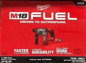 Brand New Milwaukee M18 1&#034; SDS Plus Rotary Hammer 2712-20 Free Shipping