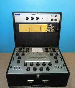 Heathkit TT-1 Tube Tester w/ TTA-1-1 Adapter &amp; Manuals Excellent Free Shipping