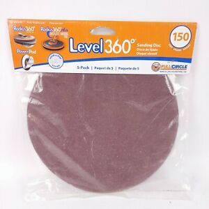 Radius 360 Drywall Sanding Discs, 9&#034; 150-Grit (5 Pack) Fits PC 7800 *NEW*