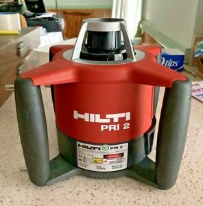 Hilti PRI 2 Rotary Laser Level Rotating Alignment Tool Cabinet Pictures Shelf