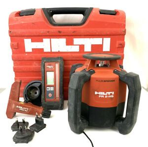 HILTI PR 2-HS pra20 pra83 Rotating Laser Battery and Charger W Case
