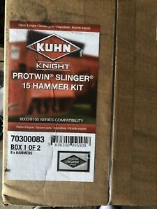 Kuhn Knight Protein Slinger 15 Hammer Kit ,bolt, bushing, and nut Kit