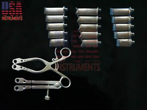 Aesculap Surgical Orthopedic Neuro Spine Caspar Cervical Retractor Set