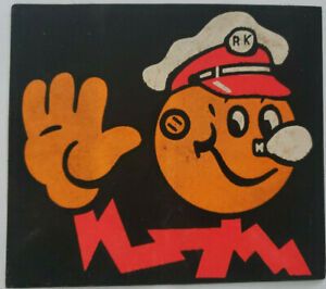 Vintage Reddy Kilowatt Electric Vinyl Sticker Car Truck Window Decal NOS (PB127)