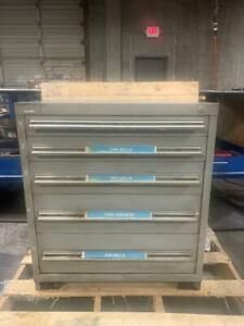 Stanley Vidmar 5 Drawer Tooling Cabinet