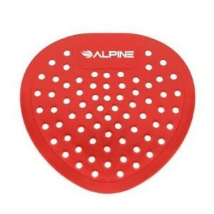 ALPINE INDUSTRIES ALP4112-CHERRY-30 Flat Urinal Screen, Cherry, PK30