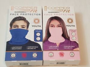 2 Guardwell Copper Fit Face Protector Youth