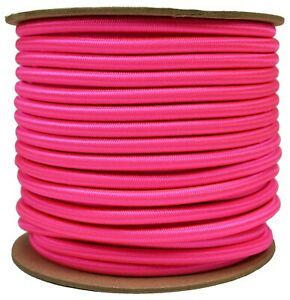 Neon Pink 1/4&#034; Shock Cord