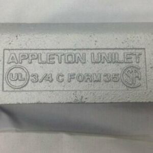 Appleton Electric C75-M Conduit Body,Style C,3/4In,Mal Iron