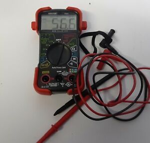 INNOVA 3320 Auto Ranging Digital MultiMeter w Leads Good Used Condition