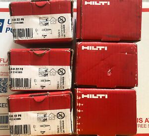 (6x100) HILTI #2141085 X-U 22 P8 Universal Nail Direct Fastening Free Shipping!!