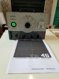 Vintage Lafayette TE-46a Capacitor Bridge/Leakage Tester. Working. Japan.