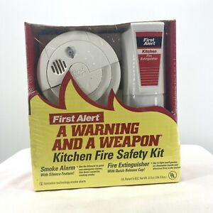 Vintage New Sealed First Alert A Warning And A Weapon Kitchen Fire Safety Kit