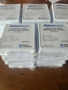 Fisherbrand Superfrost Plus Microscope Slides LOT OF 20 PACKS # 12-550-15 White
