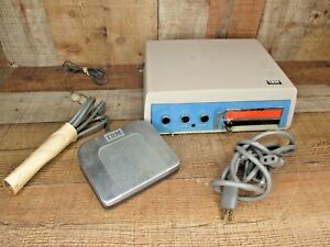 VINTAGE IBM EXECUTARY MODEL 212 DICTATION MACHINE EQUIPMENT, WITH FOOT PEDAL