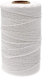 White String,100M/328 Ft Cotton String Bakers Twines, Kitchen Cooking String