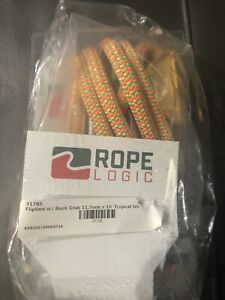 Flipline rope with rock grab