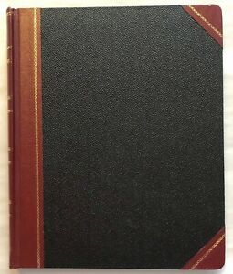 Boorum &amp; Pease 1602 1/2 Series Bound Columnar Book 10.25” x 12.5” Hard Cover Vtg