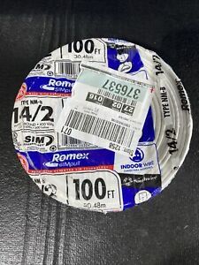 100 FT Romex 14/2, 14-2 NM-B W/GROUND  ROMEX HOUSE WIRE/CABLE