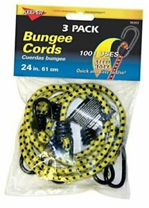 06303 24 inch Bungee Cord, 3 Pack