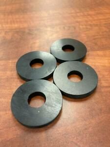 Neoprene Rubber Washer Spacer 2&#034; OD x 5/8&#034; ID x 1/4&#034; thick