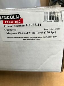 LINCOLN K1783-11 PTA26FV TIG TORCH 25