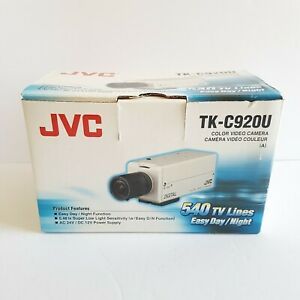 JVC TK-C92OU Color Video CCTV Camera CCD Sensor Type 535 Lines Video Resolution