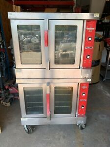 Vulcan Double Stack Full Size Electric Convection Oven VC4ED 480V 3 Phase NICE!