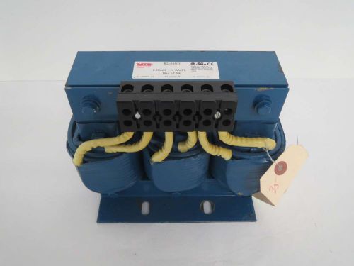 Mte rl-04503 3phase ith=67.5 1.20mh 45a amp 600v-ac line reactor b437826 for sale