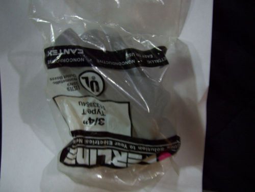 Lot of 3 cantex 5133564 pvc conduit, access type t 3/4&#034; hub with gasket nib for sale