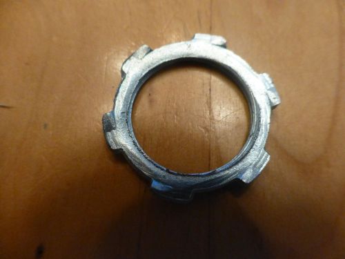 42 metal conduit lock nuts rigid fitting   lot of 42    1&#034;   1 inch for sale