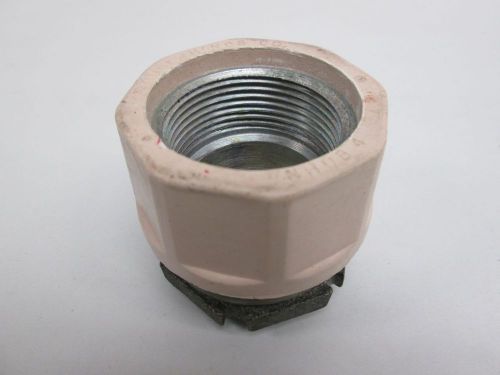 New crouse hinds nhub4 krydon 1-1/4in conduit hub connector d318041 for sale