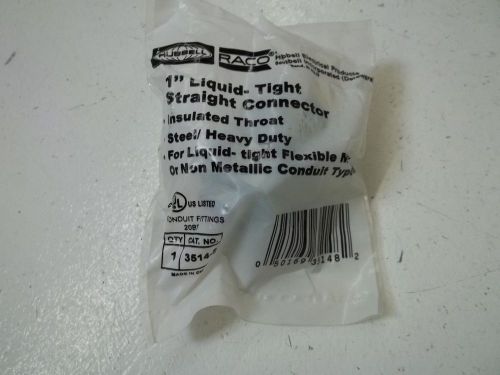 Hubbel 3514-8 1&#034; liquid-tight straight connector *new in a factory bag* for sale