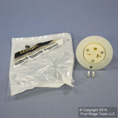 Leviton Straight Blade Flanged Outlet Receptacle 6-20R 20A 250V 5479-C Bagged