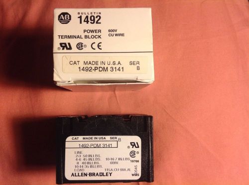 Allen-Bradley 1492-PDM 3141 Power Block, 3 Pole