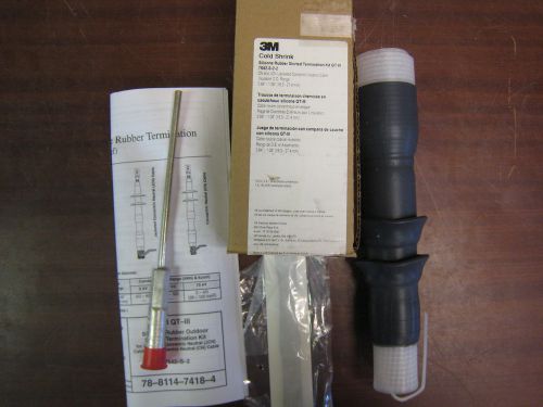 3M COLD SHRINK 7642-S-2-2 SILICONE RUBBER SKIRTED TERMINATION KIT NEW