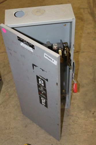 GE SAFETY SWITCH THN3364 MODEL 7 200A