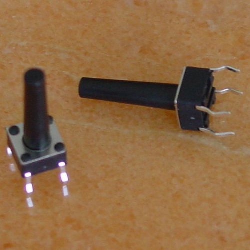 ++ 20 x tactile tact switch 6x6mm height 17mm spst-no e for sale