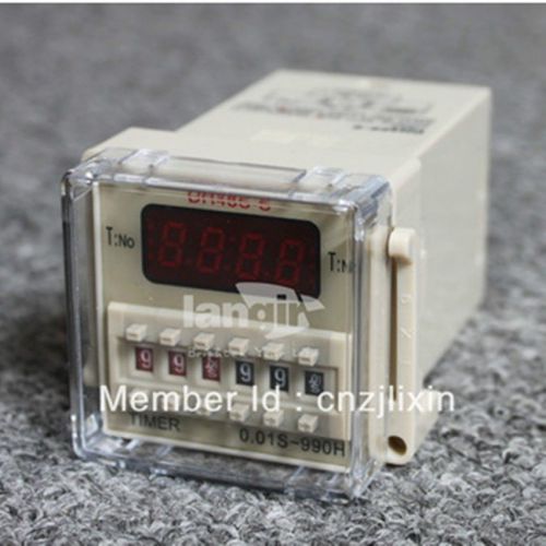 DH48S-S digital display timer relay, time relay , time switch free shipping
