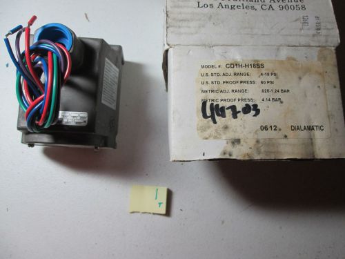NEW IN BOX BARKSDALE PRESSURE SWITCH CD1H-H18SS DIALMATIC (194)