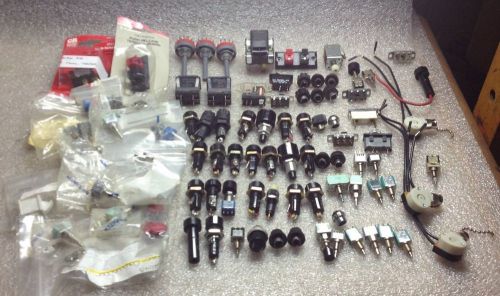 (X11) LOT OF VARIOUS SWITCHES AND ELECTRICAL PARTS
