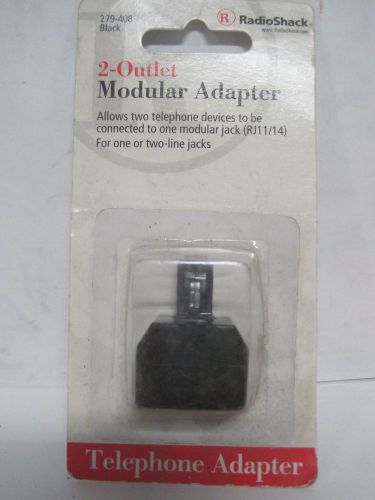 Radio shack 2 outlet modular adapter 279-408 nib for sale