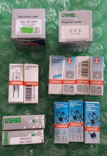 USHIO Clear Halogen Bulb T3 24V 120W - SM-74000 #8000230 -2 available