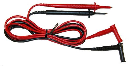 AEMC 2140.68 Set of 2, Color-coded 5 ft lead with safety needle tips (2mm)