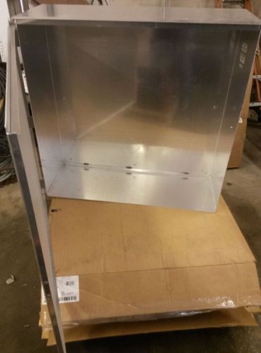 Lot 2 large ct current transformer enclosure box cabinets with gutters nema 3r for sale