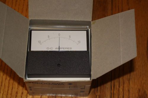 Yokogawa panel meter new in box -10 to +10 amps dc, lot #8 for sale