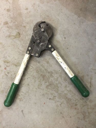 Greenlee Ratchet Wire/Cable Cutter  - Mint Condition