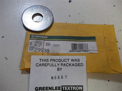 Greenlee 29938 flat washer .687x2.00x.125 super tugger 6001 tool part new usa for sale
