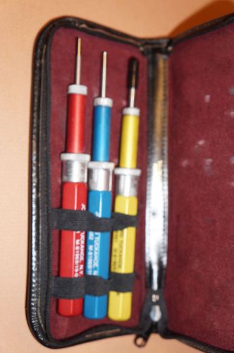 Jonard KR 260 Precision Electronic Tool Kit Insertion Tool Set in Case